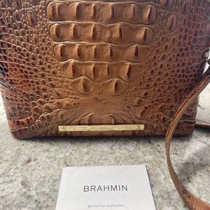 Brahmin Mini Duxbury Crossbody, color Toasted Almond